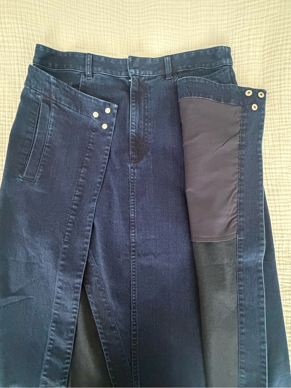 Tibi indigo denim wrap skirt - Picture 5 of 6